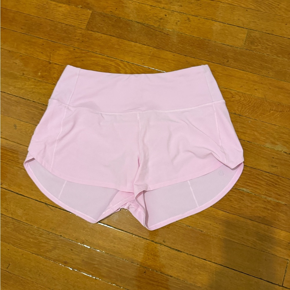 Lululemon Speed Up Short High Rise 2.5 in VITA PINK